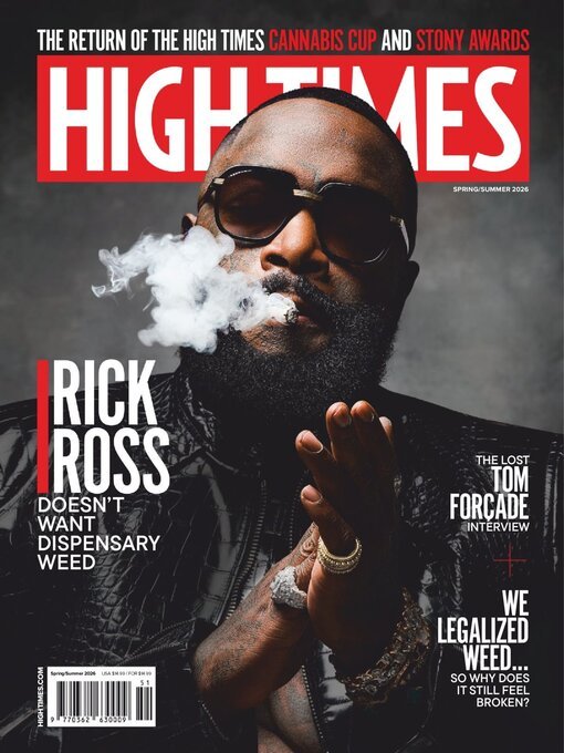Rick Ross on the cover of High Times